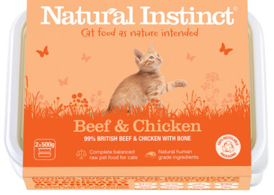 COUNTRY WAREHOUSE NATURAL INSTINCT BEEF AND CHICKEN 2 X 500G