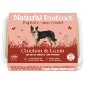 COUNTRY WAREHOUSE NATURAL INSTINCT CHICKEN AND LAMB 2 X 500G