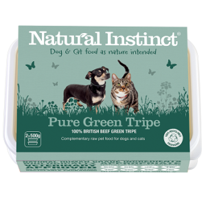 COUNTRY WAREHOUSE NATURAL INSTINCT PURE GREEN TRIPE 2 X 500G