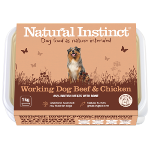 COUNTRY WAREHOUSE NATURAL INSTINCT WORKING DOG BEEF 1KG