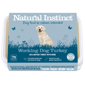 COUNTRY WAREHOUSE NATURAL INSTINCT WORKING DOG TURKEY 1KG